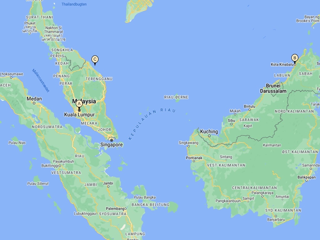 Kuala Lumpur, Orangutang Search, Kota Kinabalu & Perhentian Islands 